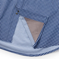 Rio Ultimate Outdoor Blend Houndstooth SS - Navy