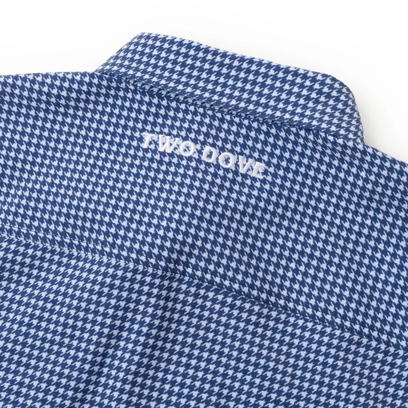 Rio Ultimate Outdoor Blend Houndstooth SS - Navy