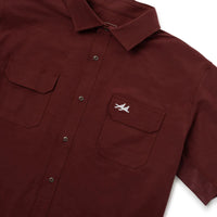 The Rio Ultimate Outdoor Blend Short Sleeve - Maroon- Two Dove