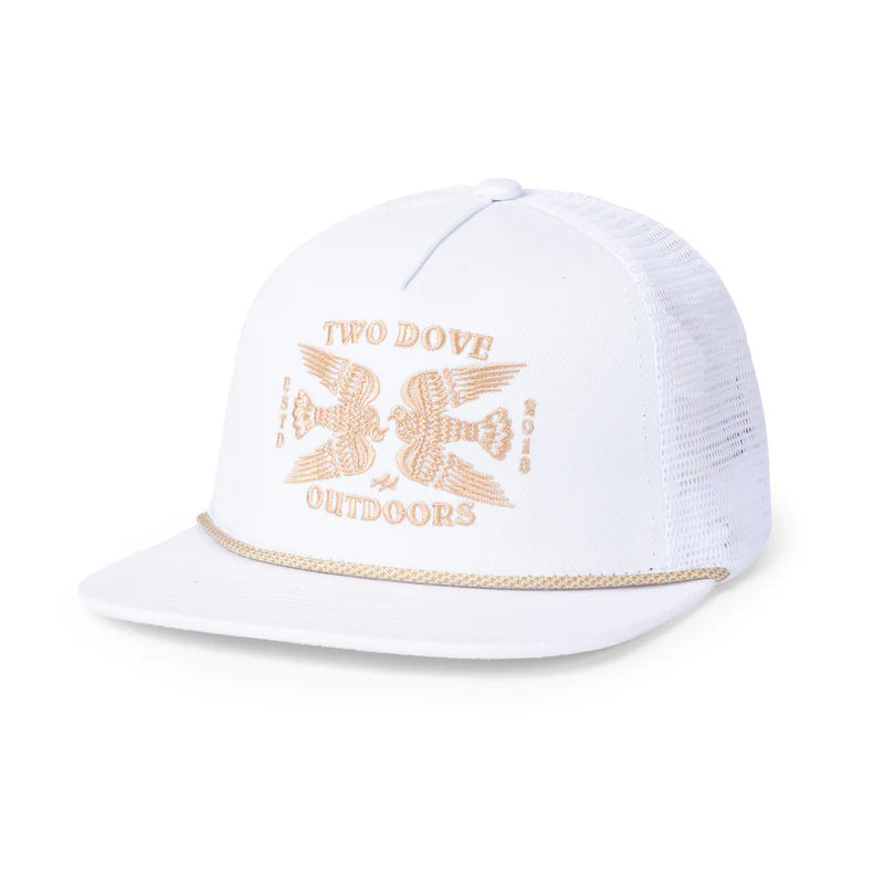 Laredo Five Panel - White/Gold- Two Dove