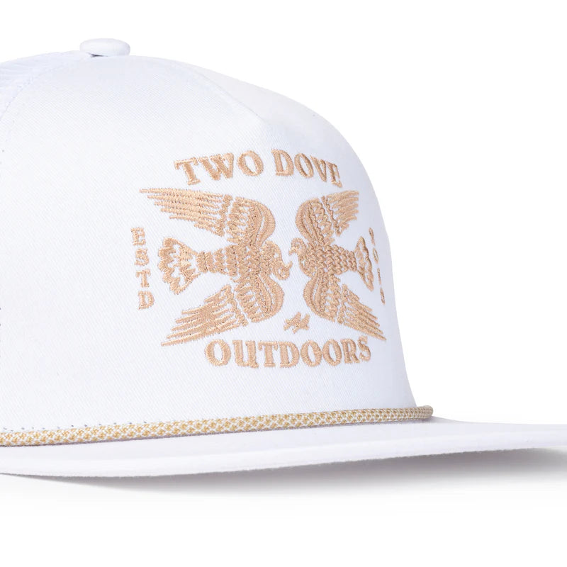 Laredo Five Panel - White/Gold- Two Dove