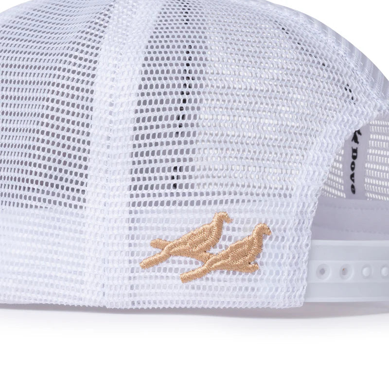 Laredo Five Panel - White/Gold- Two Dove