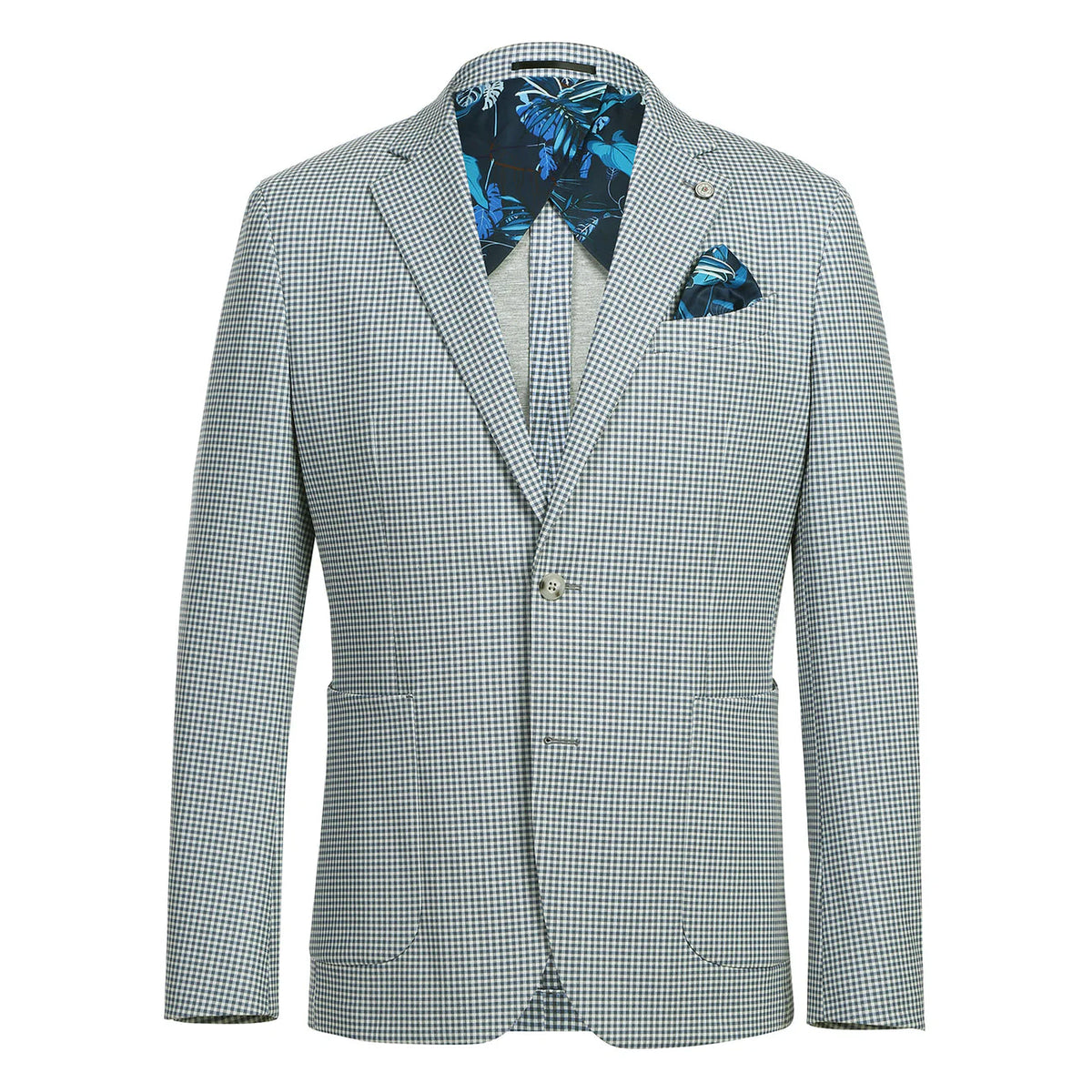 Pellagio- Blue Plaid