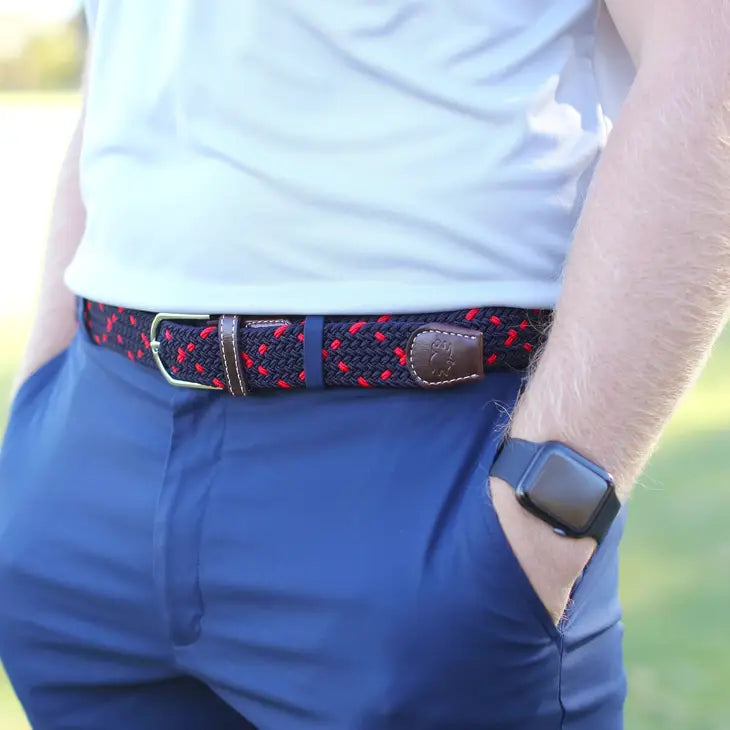 The Harbortown Woven Stretch Belt - Roostas