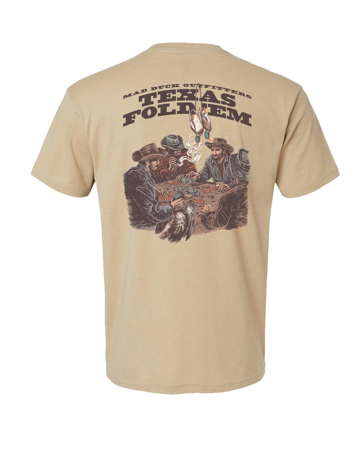 Texas Foldem T-Shirt-Mad Duck