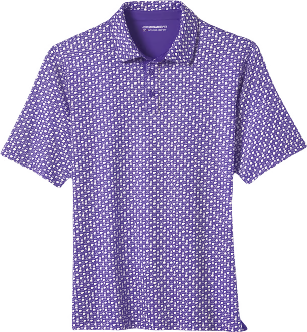 Helmet-And-Football Print Polo