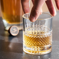 Crystal Spinning Scotch Rocks Glass