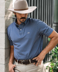 Texas Standard Polo-Serape Navy