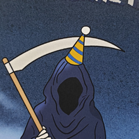 You're Nearly There Grim Reaper Birthday Card