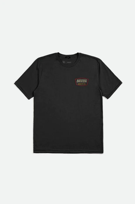 Regal S/S Standard Tee-Black/Sand- Brixton