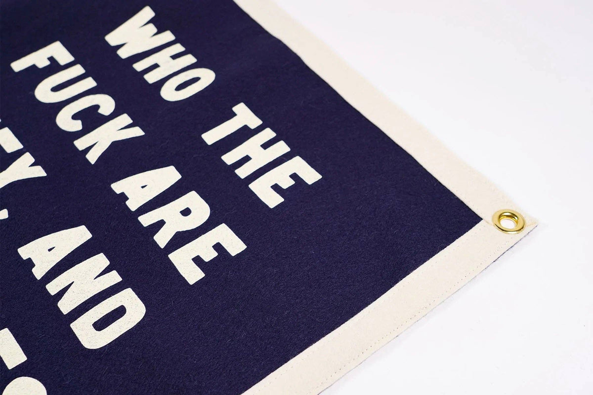 Who Cares What They Think Camp Flag