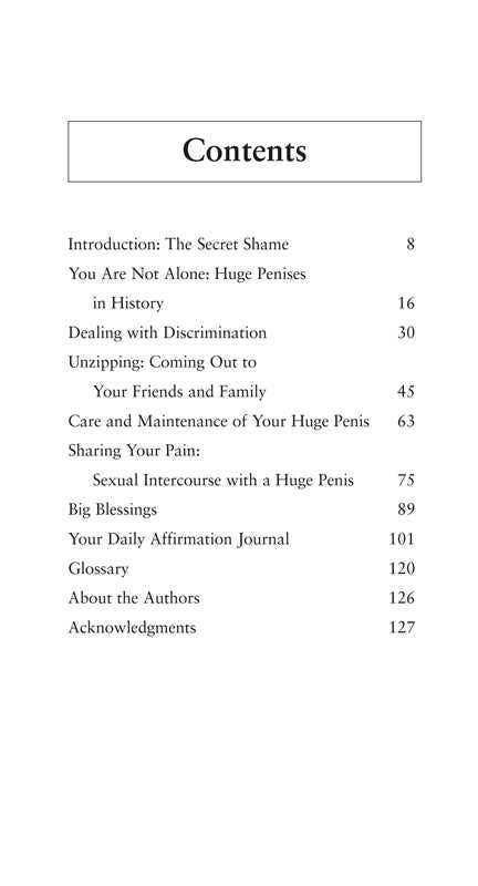 Huge Penis Book
