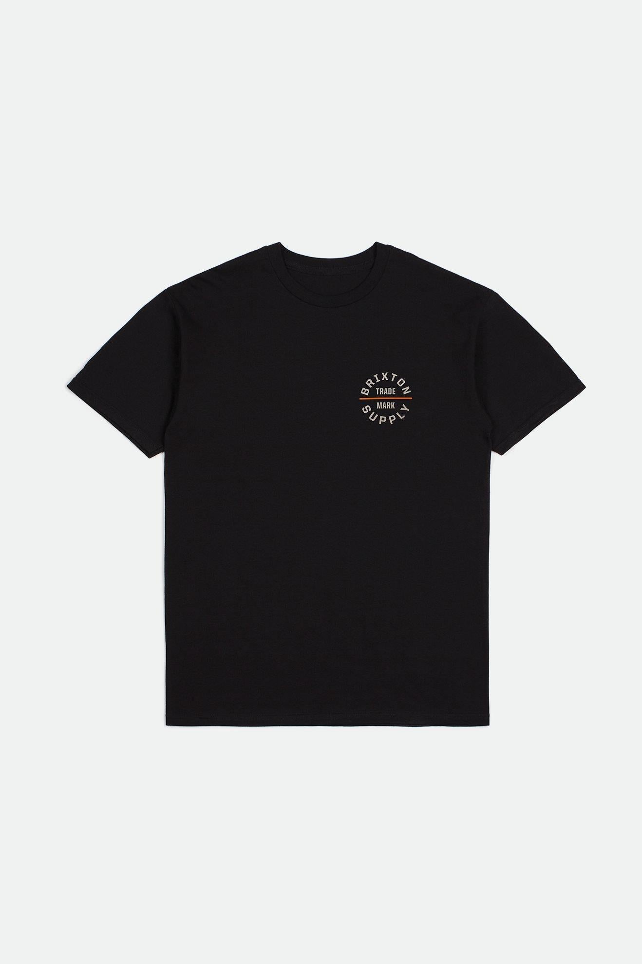 Oath V S/S Standard Tee- Black/Charcoal/White- Brixton