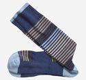 Johnston & Murphy - First in Comfort Socks - Blue