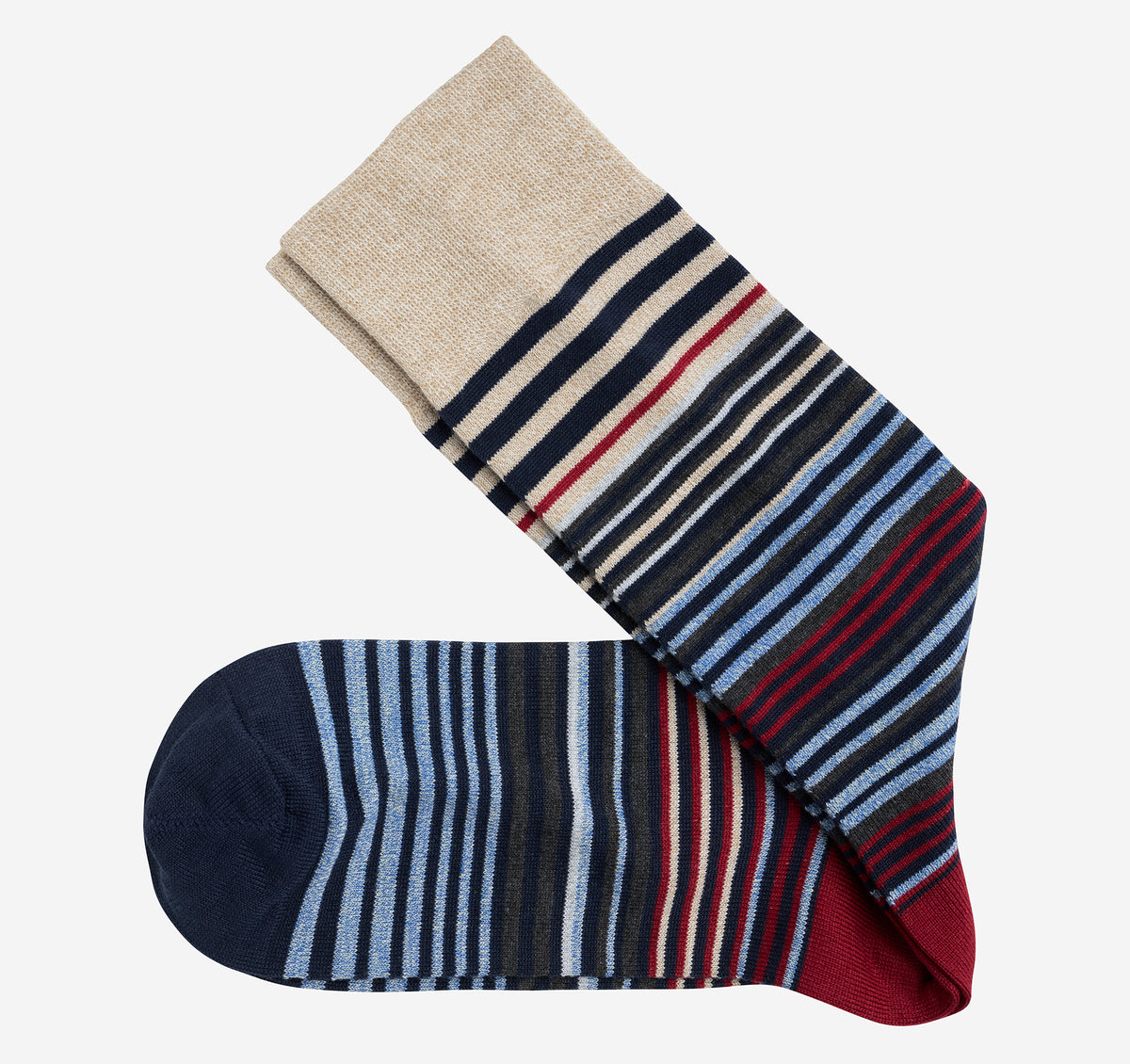 Johnston & Murphy - Striped Dress Socks