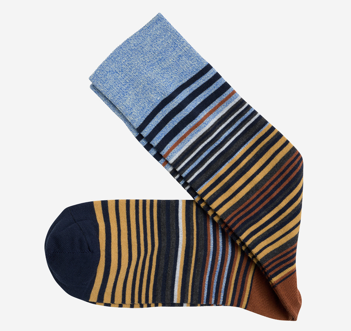 Striped Dress Socks - Multi - J&M