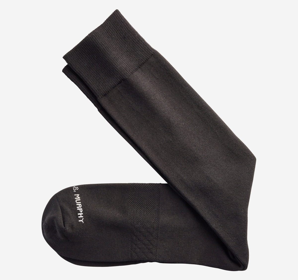 Solid Dress Socks - Black - J&M