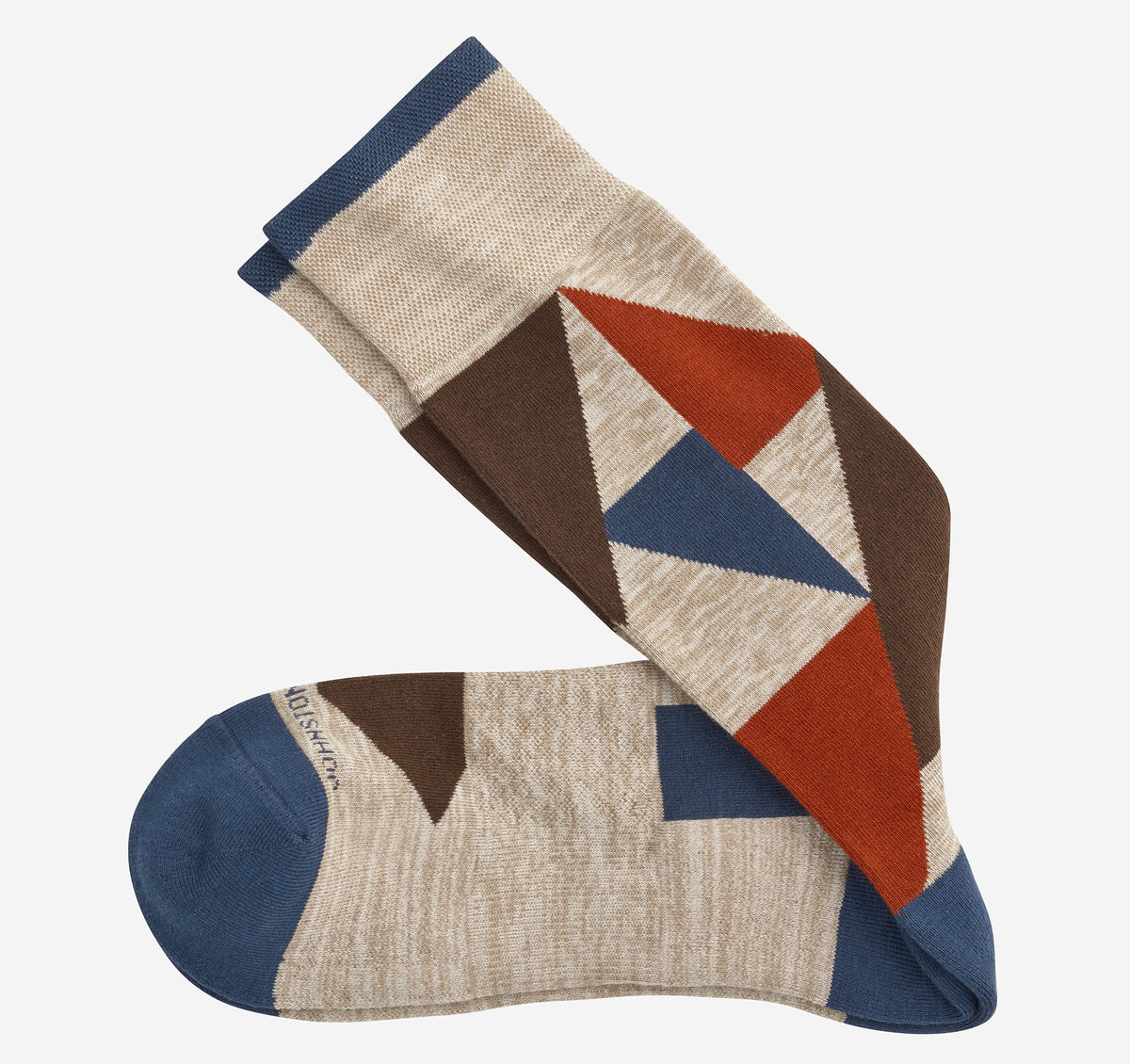 First In Comfort Geometric- Khaki Multi- Johnston&Murphy