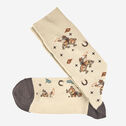 Novelty Socks - Khaki Wild West - J&M