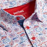 'Merica Polo - White