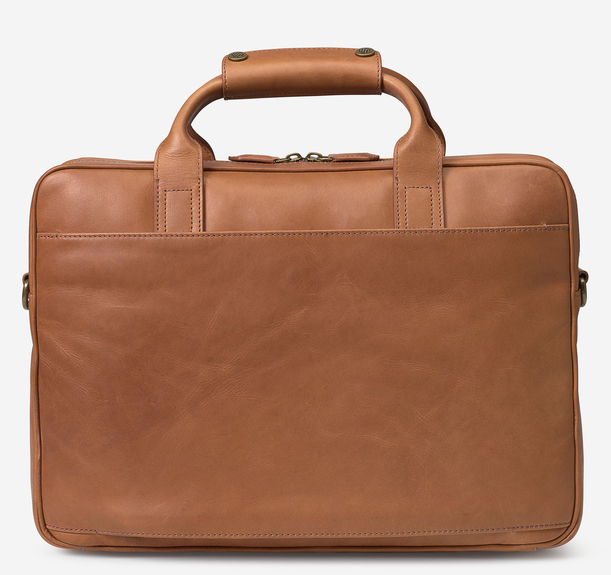 Rhodes Briefcase - Tan Full Grain - Johnston & Murphy