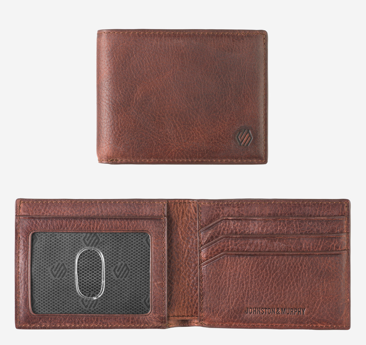 Kingston Billfold Wallet - Mahogany - J&M