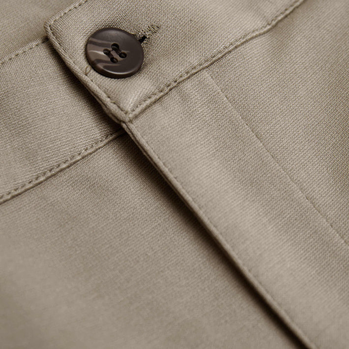 Comfort Knit Chino Pants - Khaki