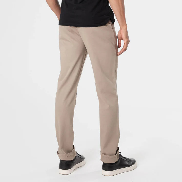 Comfort Knit Chino Pants - Khaki