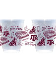 TAMU Shatterproof Cups - Set of 8