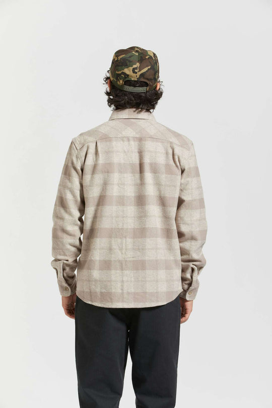 Bowery Heavyweight Flannel-Offwhite/Cinder-Brixton