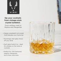 Admiral™ Stemless Crystal Lowball Tumblers - Viski