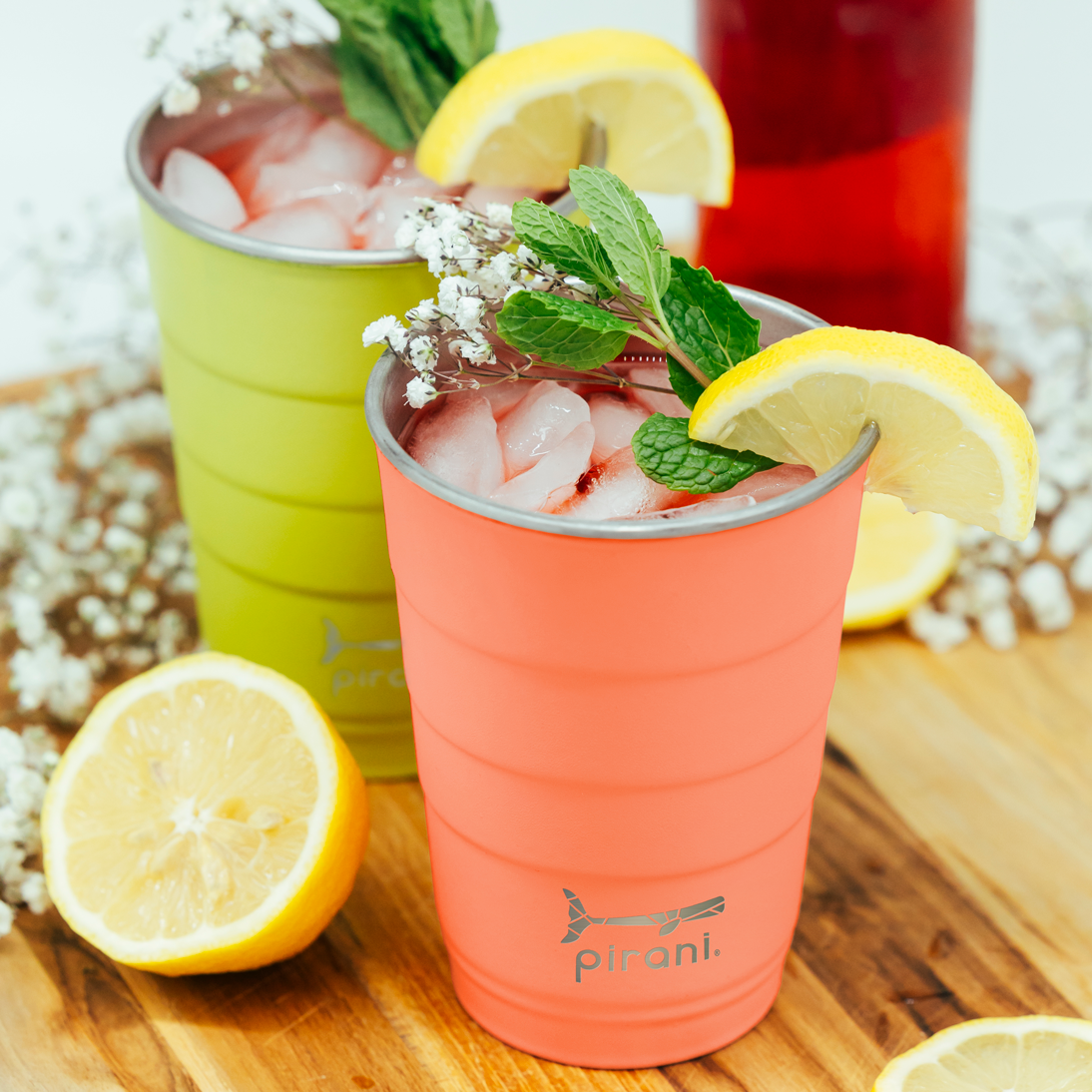 Insulated Stackable Tumbler 16 oz - Coral