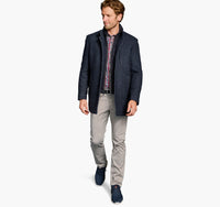 Upton Car Coat - Navy - J&M