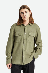 Bowery Textured Loop Twill Overshirt - Brixton