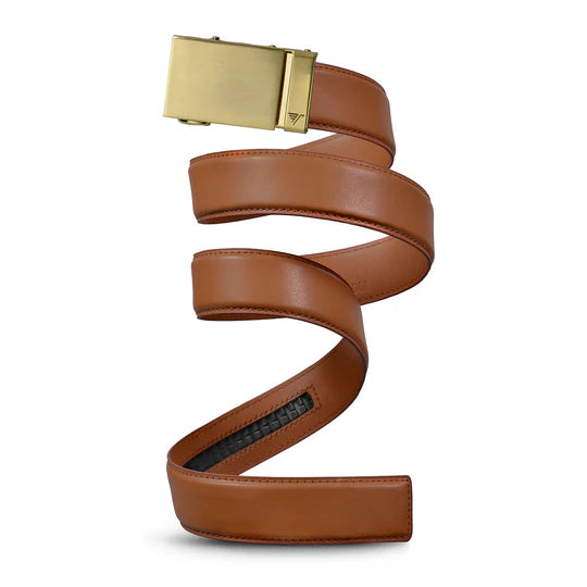 Gold 40 Belt - Light Brown