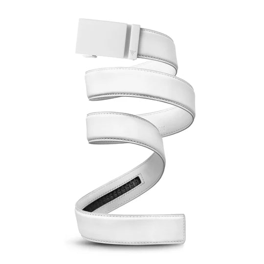 Alpine 40 Belt - White Leather