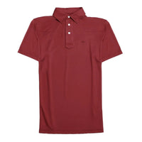 Modern Western Polo - Maroon -TS
