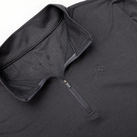 Perf. Hybrid Quarter Zip - Gunpowder Gray - TS
