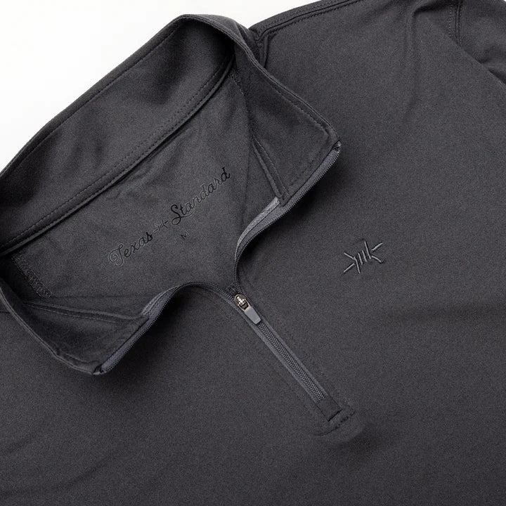 Perf. Hybrid Quarter Zip - Gunpowder Gray - TS