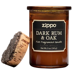 Dark Rum and Oak Candle - Zippo