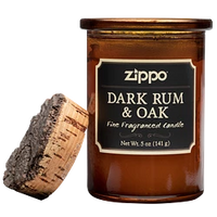 Dark Rum and Oak Candle - Zippo