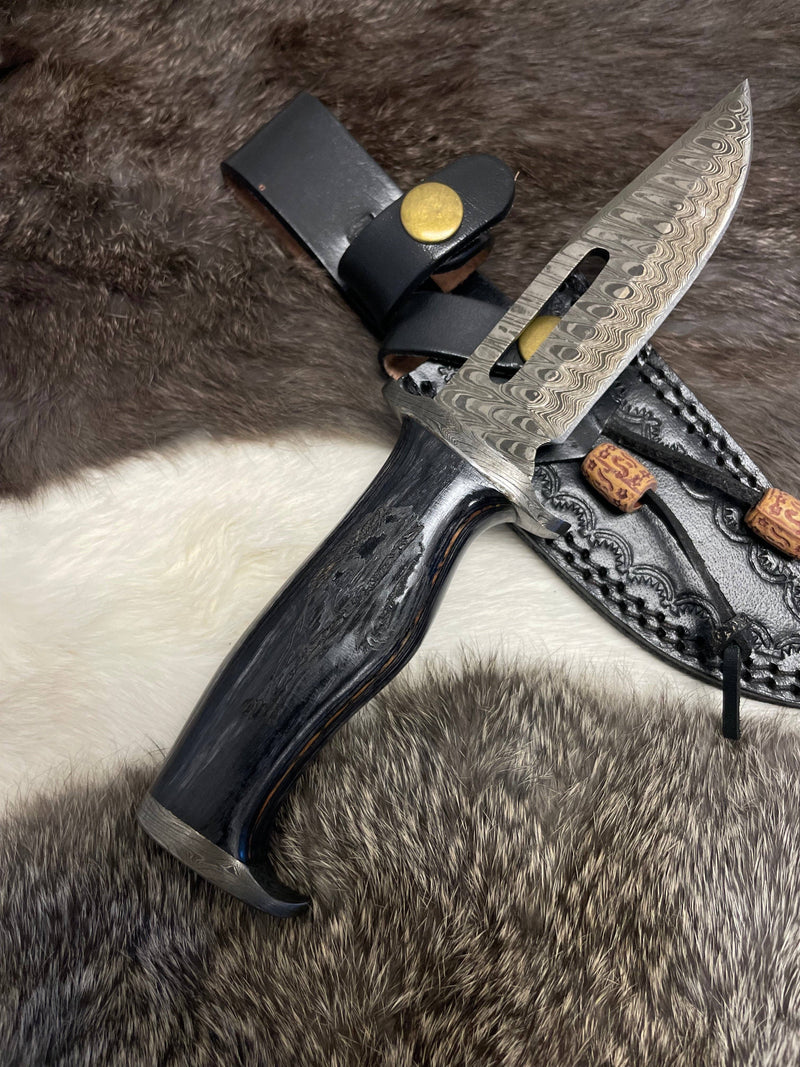 Lunar Guardian Damascus Knife- Titan Int.