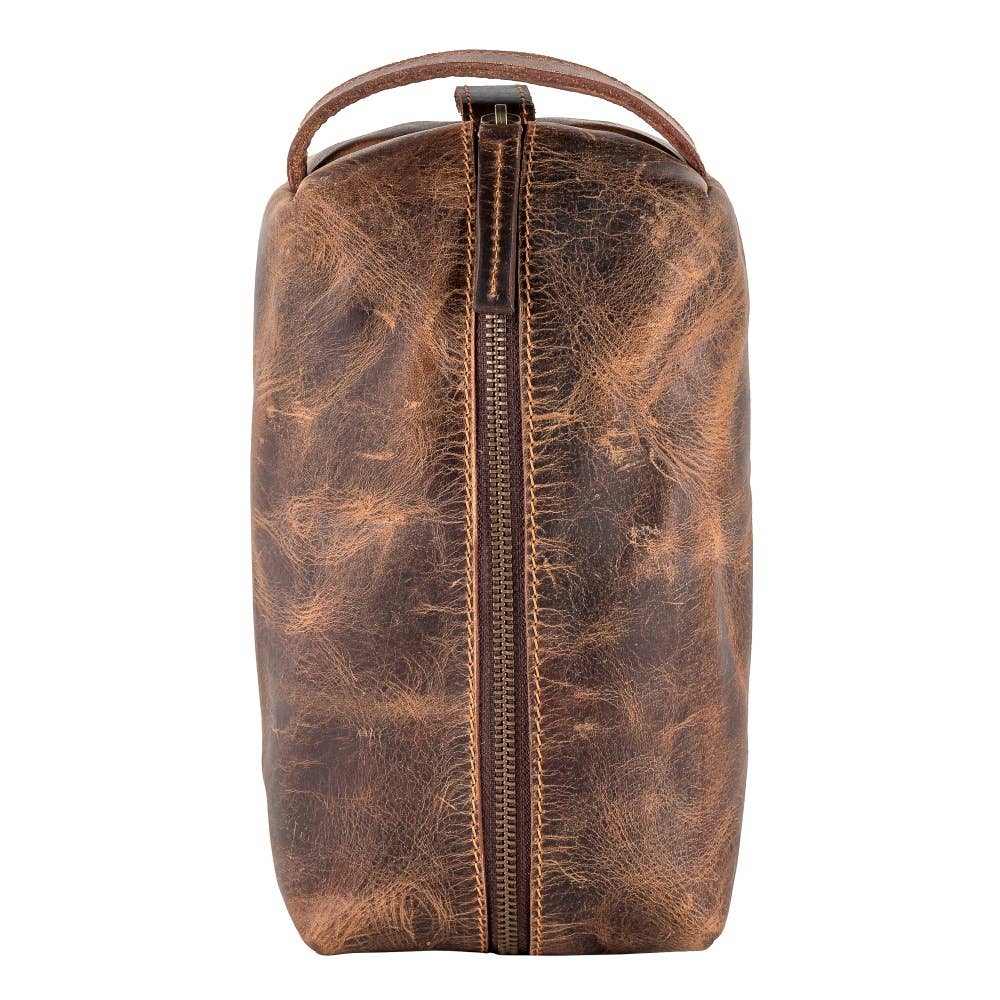 Genuine Leather  Unisex Dopp Kit