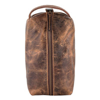 Genuine Leather  Unisex Dopp Kit