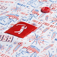 'Merica Polo - White