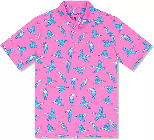 The Toucan Do It- Perf. Polo Pink- Chubbies