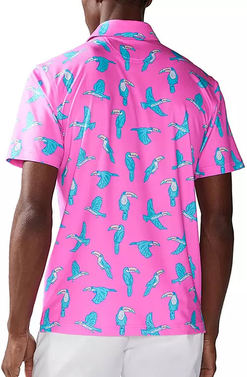 The Toucan Do It- Perf. Polo Pink- Chubbies