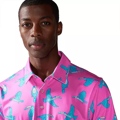 The Toucan Do It- Perf. Polo Pink- Chubbies