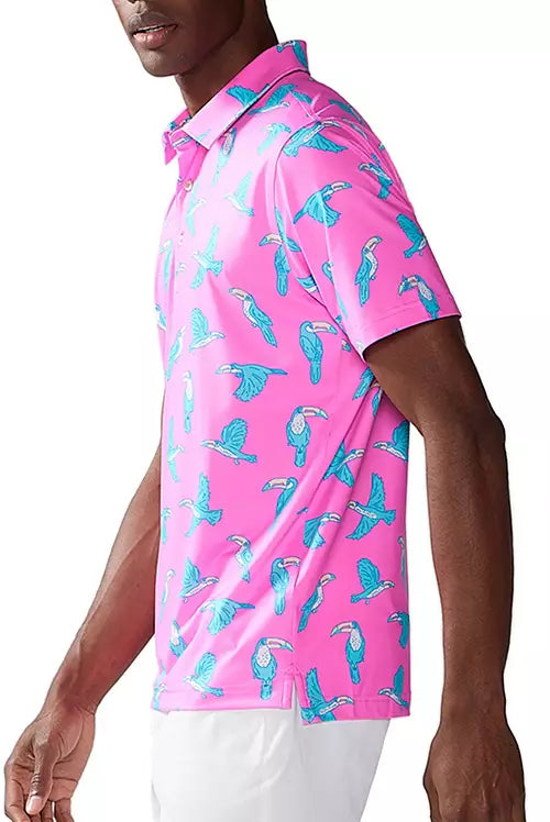 The Toucan Do It- Perf. Polo Pink- Chubbies