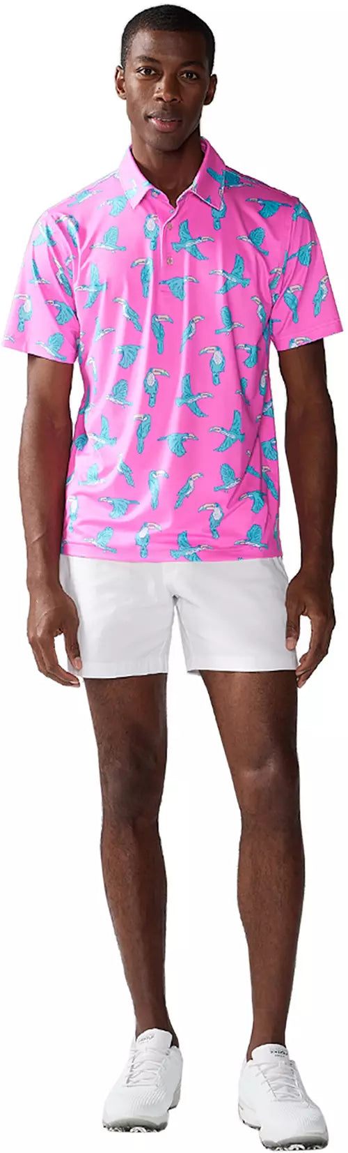 The Toucan Do It- Perf. Polo Pink- Chubbies